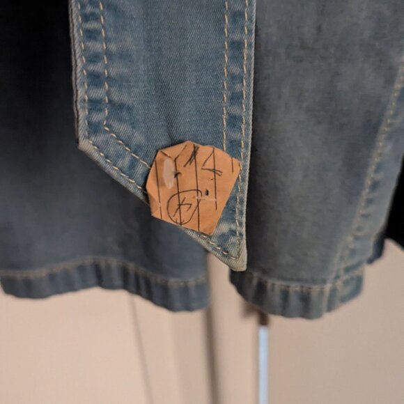 Tory Burch Blue Denim Mini Dress - Picture 6 of 6